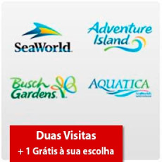 SeaWorld Two Park Ticket - Acima de 3 anos